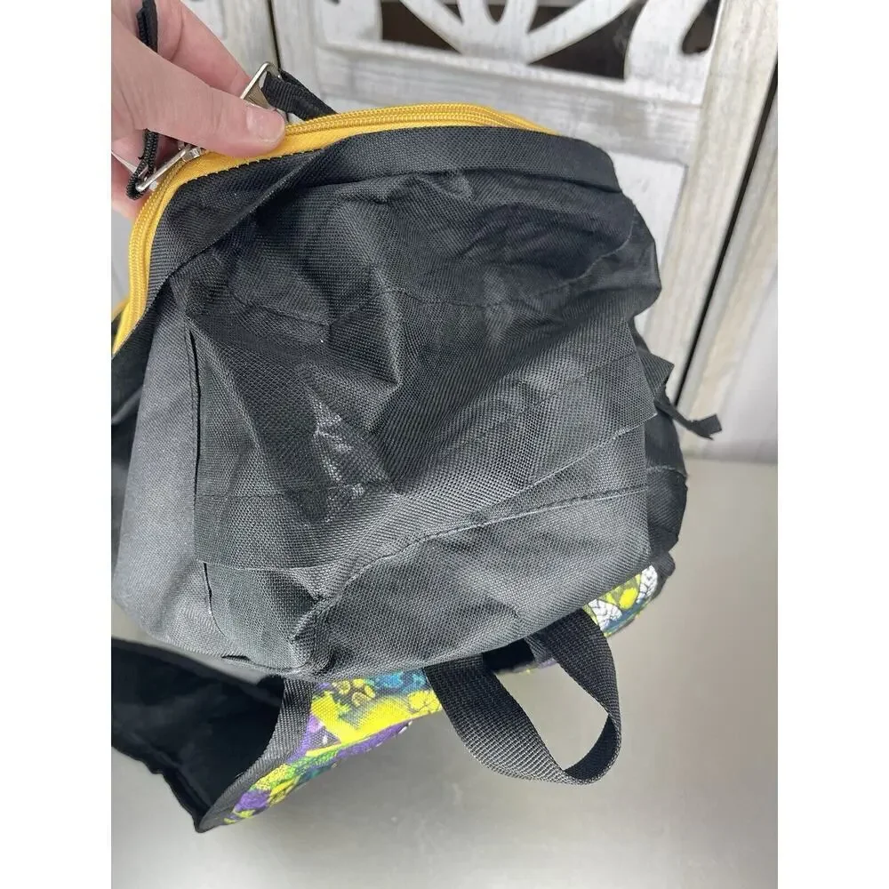 Nike Kobe Black Mamba Backpack Yellow Purple Multi Compartment